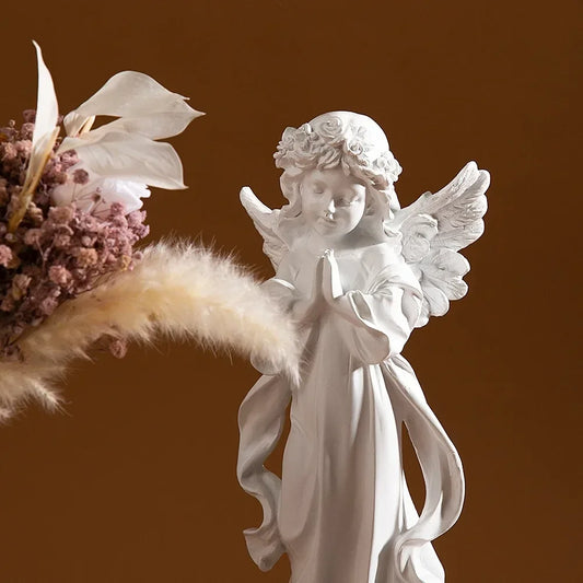 Holy Prayer Angel Statue – Holy Maiden Art for Home & Garden Catholic Decoration